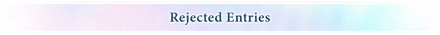 Rejected Entries